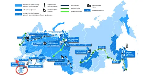 Разработка корпоративного сайта компании Стройтрансгаз