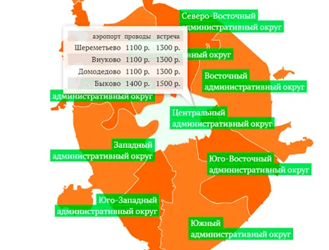 Разработка сайта компании Такси Измайлово